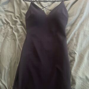 Windsor Sleek Black Backless Dress